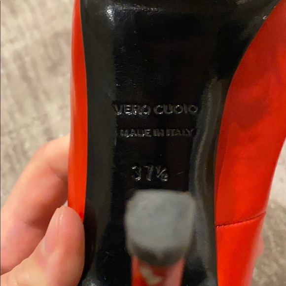 Bruno Frisoni red leather heels - Picture 3 of 3